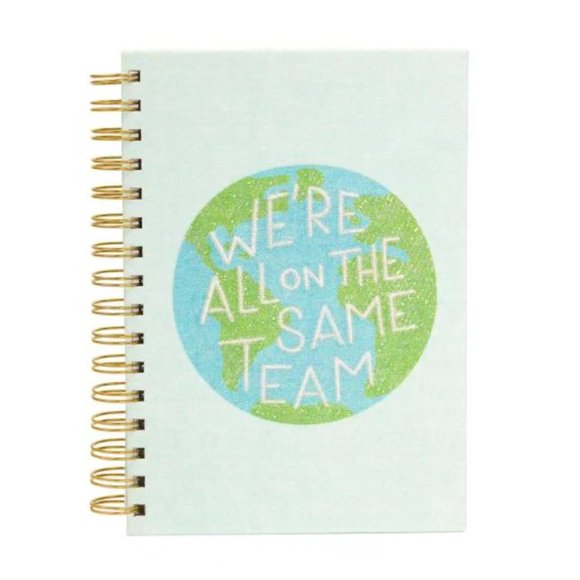 We're All On The Same Team Spiral Notebook Journal - Picture 1 of 4